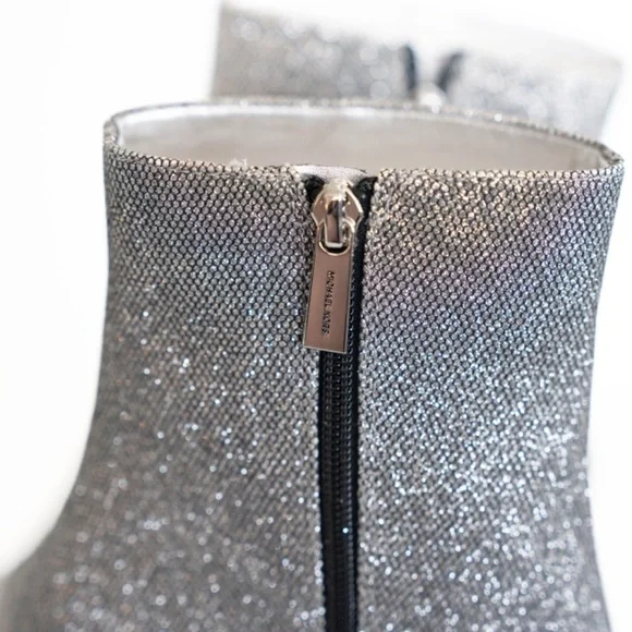 MICHAEL Michael Kors.Silver Platform Booties.Sz 8.5. - Picture 9 of 16